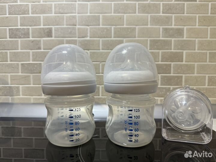 Бутылочки avent natural response 125мл 2шт