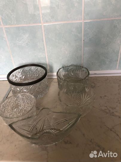 Ваза хрустальная СССР