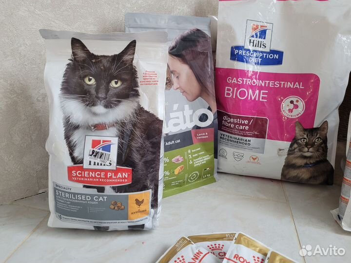 Корм для кошек royal canin,farmina, N&D,purina