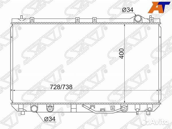 Радиатор toyota camry gracia