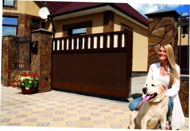 Откатные ворота под ключ
