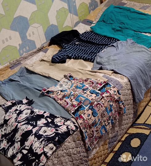 Вещи женские летние пакетом 44-46 р 9шт