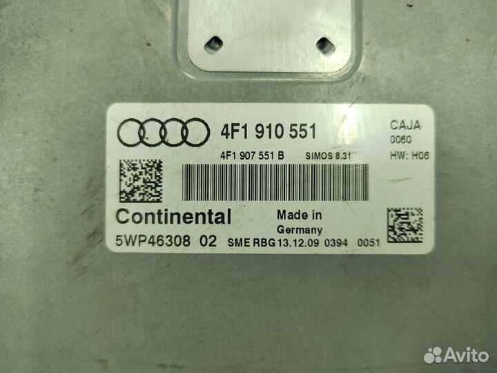 Блок управления двигателем 4F1910551B Audi A6 C6 4