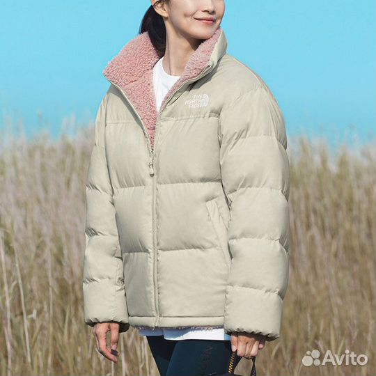 THE north face Down Jacket Unisex Pink (L)(59)