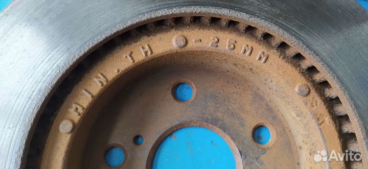 Тормозные диски toyota