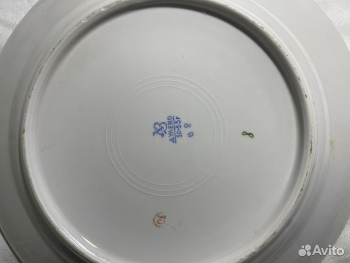 Тарелки фарфор СССР