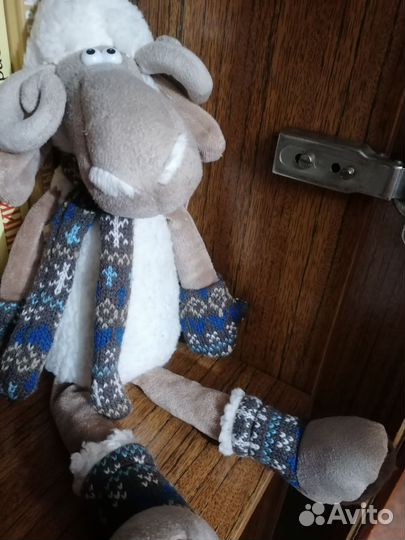 Баран Беня в унтах мягкая игрушка новая