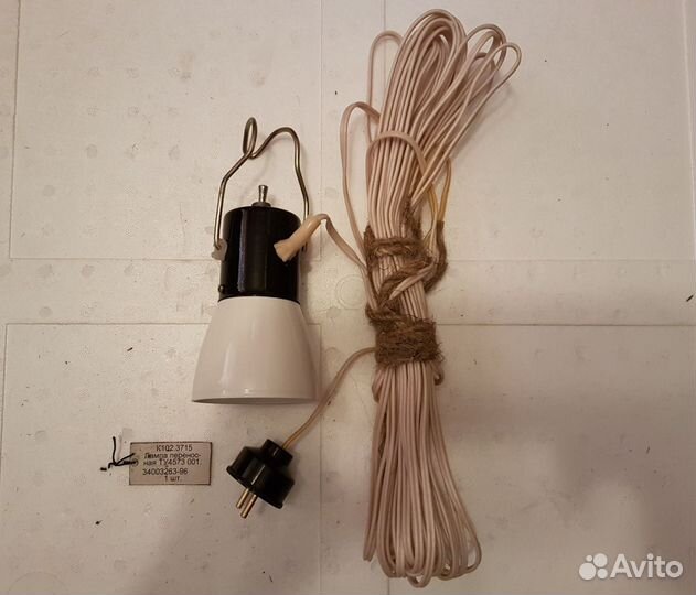 Лампа переносная К102.3715 ретро