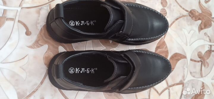 Туфли на мальчика 36размер.Цвет чёрный