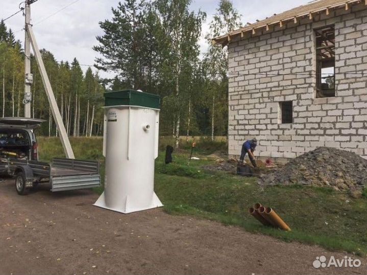 Септик для дома и дачи. Установка под ключ