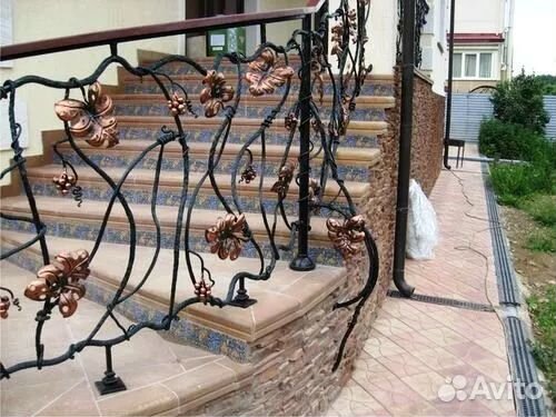 Навесы лестницы кованые изделия