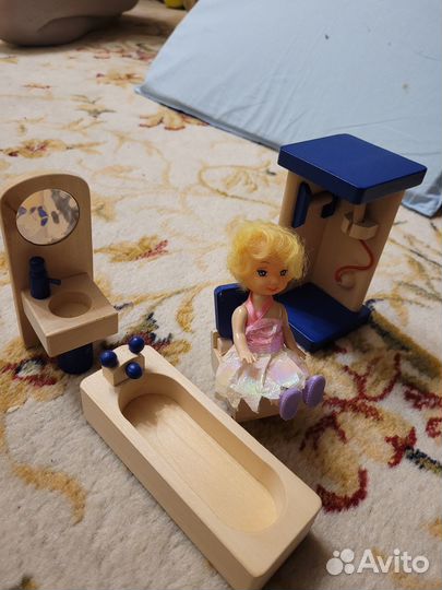 Мини мебель деревянная для куклы