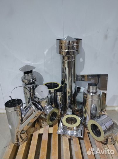 Дымоход 4 м Комплект Диаметр 120х200