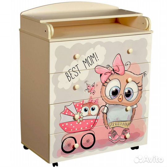 Комод пеленальный Lilu 6 Best Mom