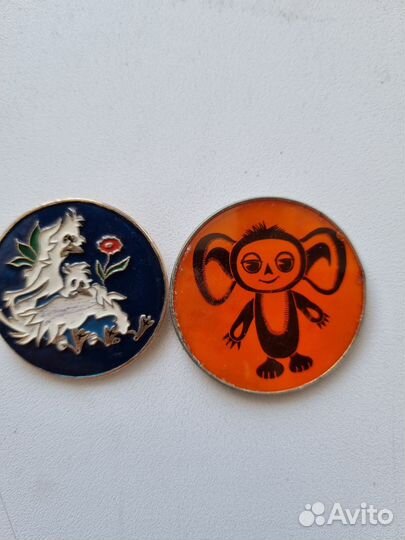 Значки СССР Чебурашка