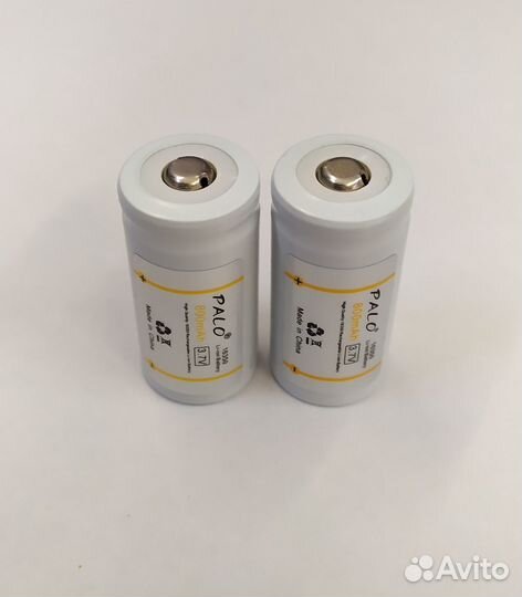 RCR123A 16350 16340 аккумулятор Palo 3,7V Li-Ion