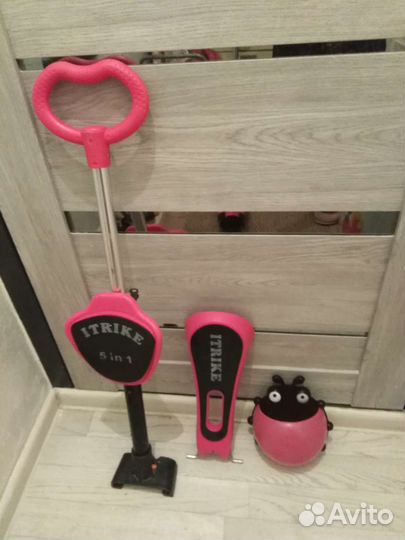 Самокат для девочки itrike 5 в одном