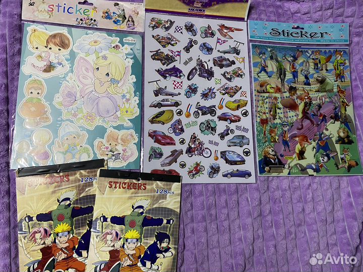 Наклейки объемные мягкие