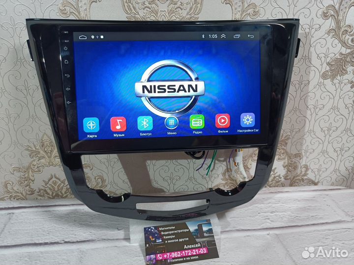 Магнитола Nissan Qashqai X-Trail андроид новая