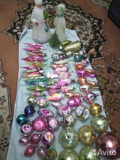 Елочные игрушки СССР