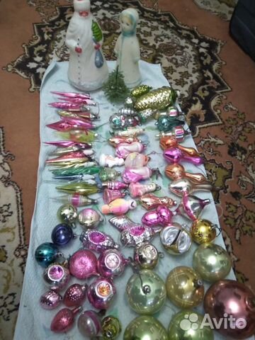 Елочные игрушки СССР