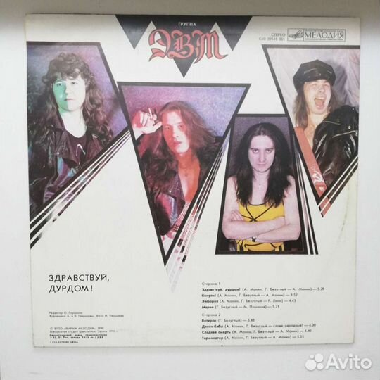 Пластинка эвм Здравствуй дурдом