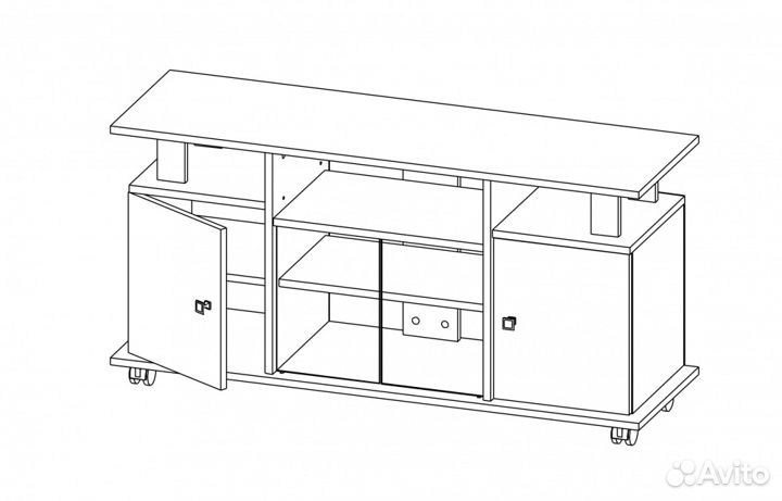 Тумба под тв Виста-13Н