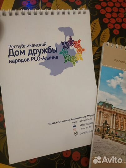 Два блокнота, записные книжки на пружине А5