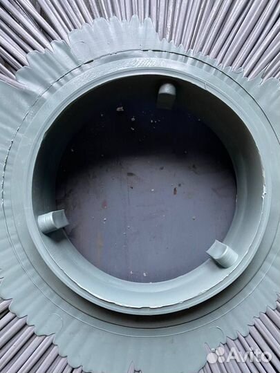 Диск щеточный D120х550мм без проставки (полипропилен вторичный) серый 3-фиксатора в Октябрьском