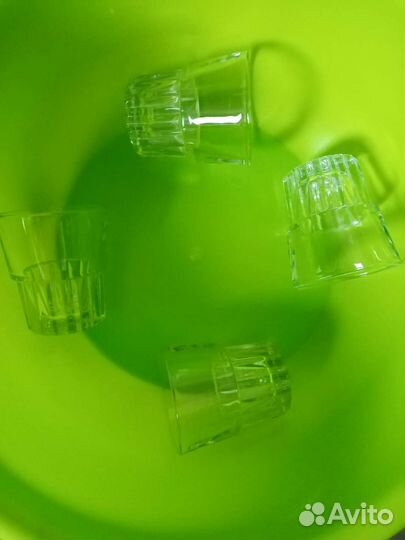 Рюмка, стекло, набор из 4х штук