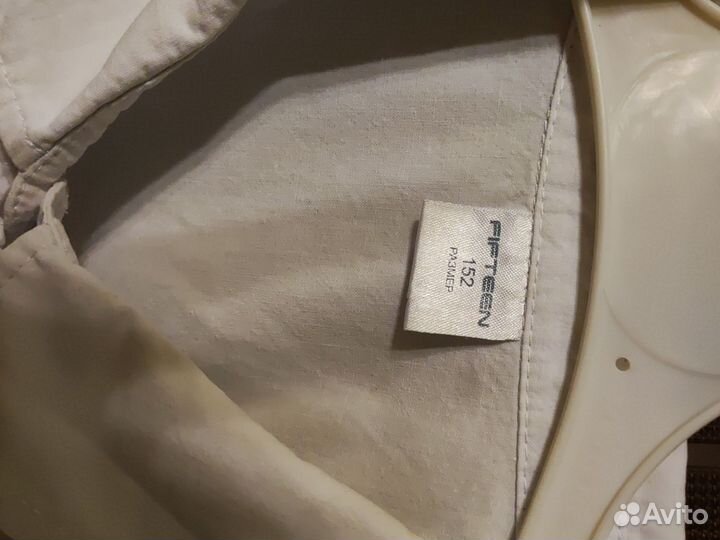 Блузка белая школьная 152