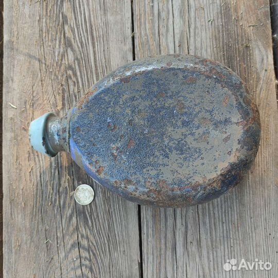 Немецкая эмалированная фляга м1917