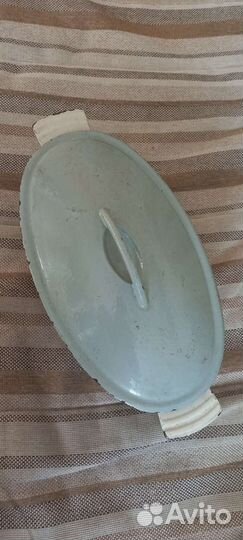 Утятница чугунная СССР эмалированная