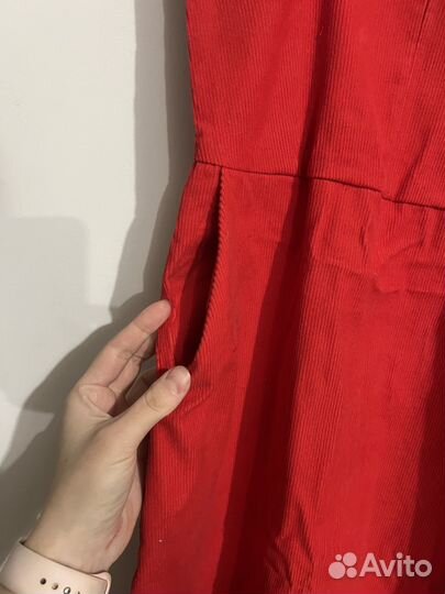 Сарафан женский красный