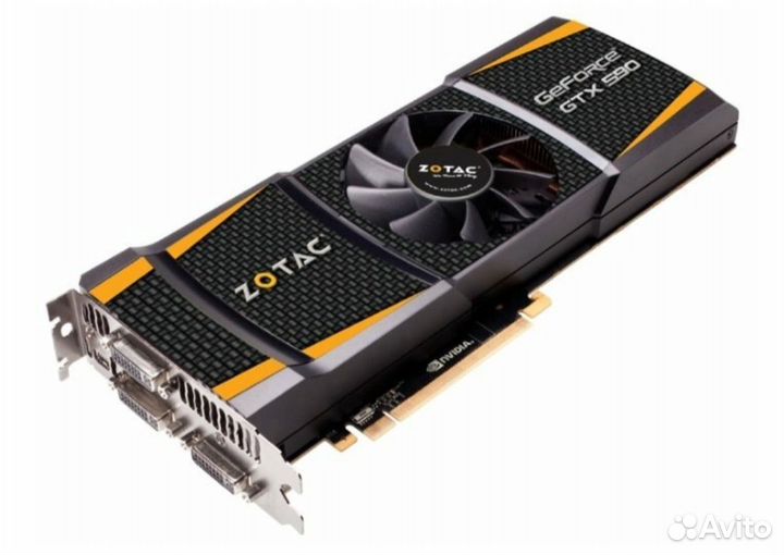 Видеокарта zotac gtx 590