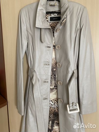 Кожаный плащ женский натуральная кожа