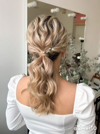 Свадебный визажист свадебная прическа макияж Спб