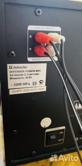 Сабвуфер и колонки