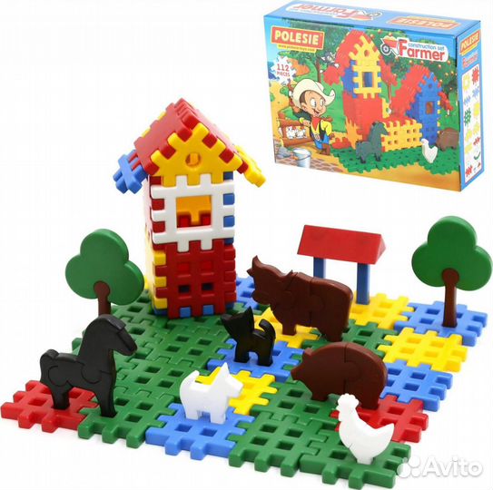 Конструктор Фермер 112 эл. 4864