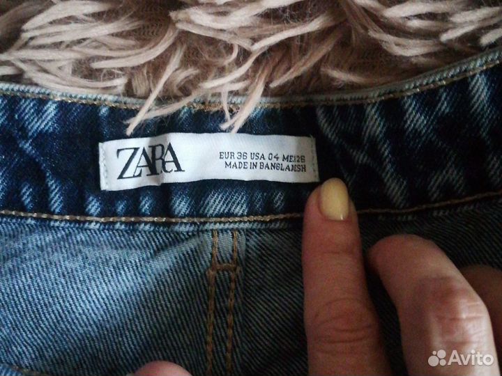 Шорты джинсовые zara