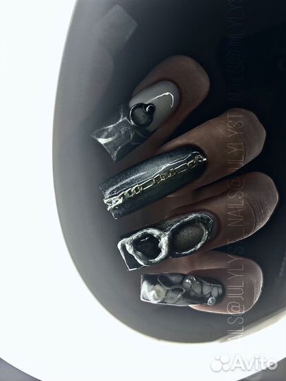 Креативный маникюр/наращивание