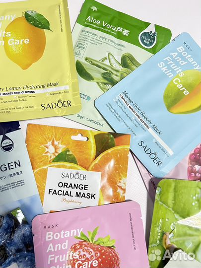 Тканевые маски для лица