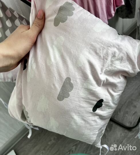 Мягкие бортики для детской кроватки