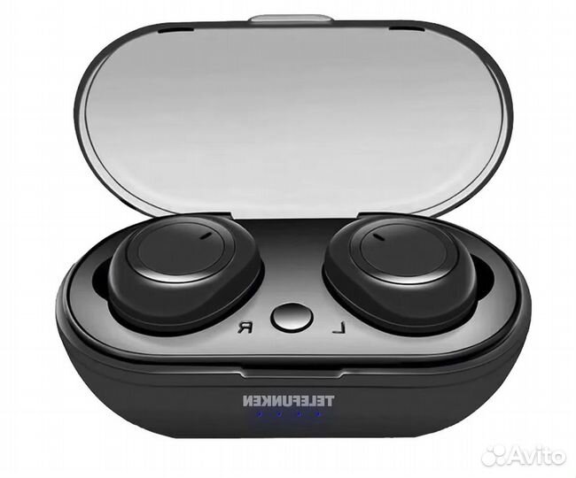 Беспроводные TWS наушники Telefunken +Бокс зарядки