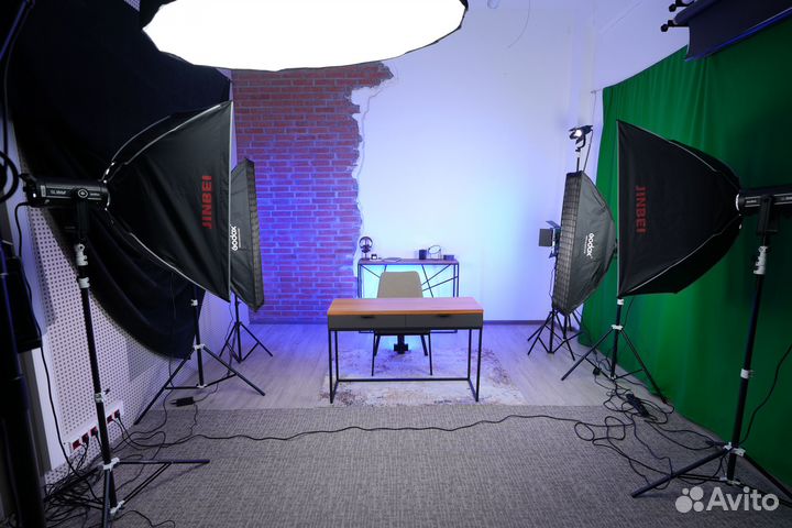 Аренда видеостудии, запись интервью, подкастов