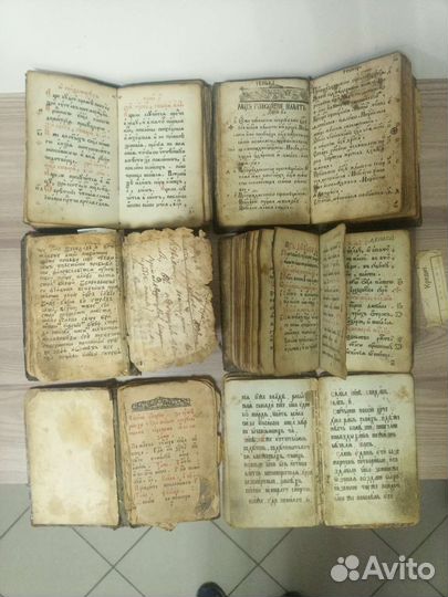 Старинные книги 18-19 век рукописные старообрядцы