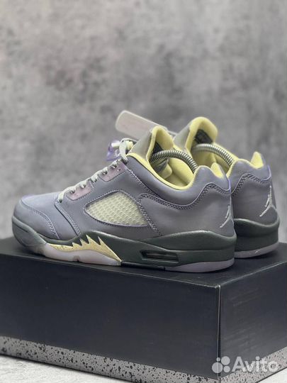 Кроссовки Nike PSG x Air Jordan 5 Low (Арт.44792)