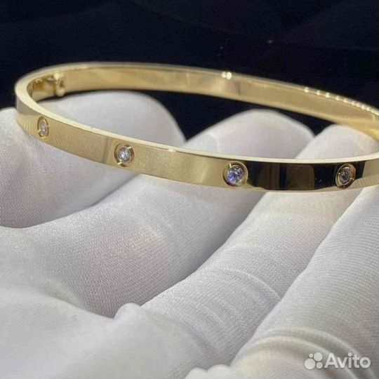 Браслет Cartier Love, 10 брил. 0,21ct