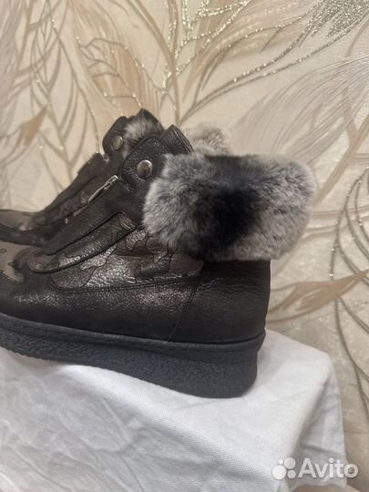 Ботинки женские 38 размер натуральная кожа