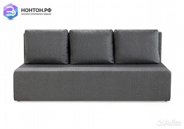 Диван еврокнижка Крит темно-серый